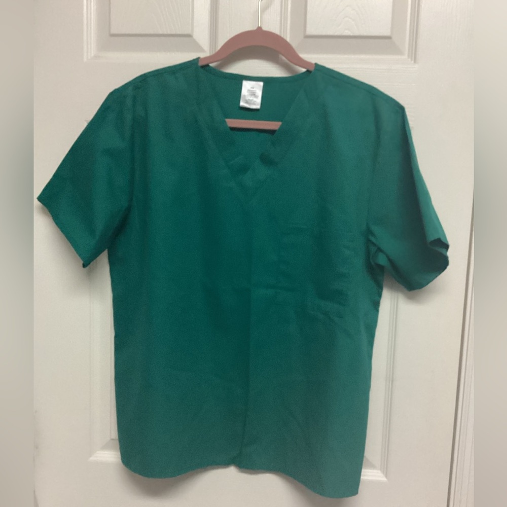 136. Scrub Top & Bottom- Unisex Traditional Fit EUC RN52469 SMALL